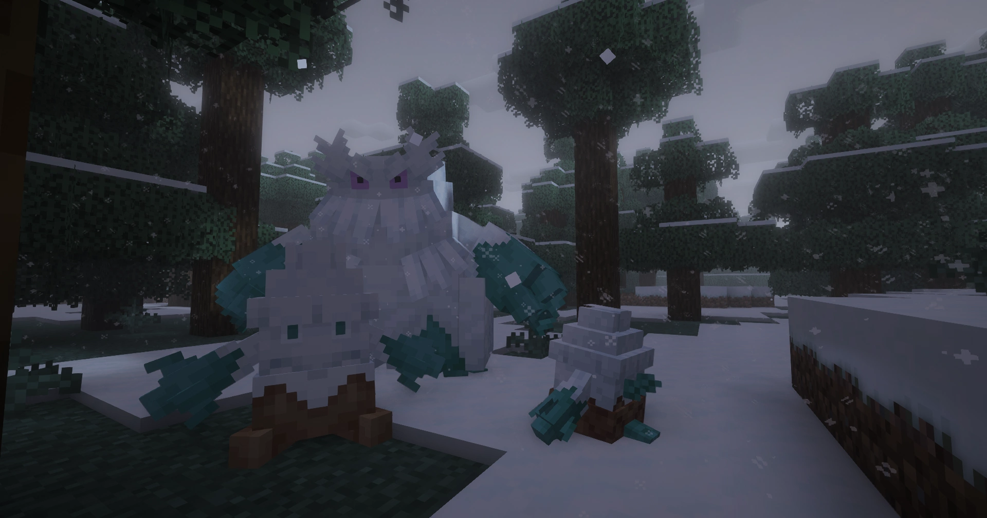 Blizzi et Blizzaroi dans la neige
