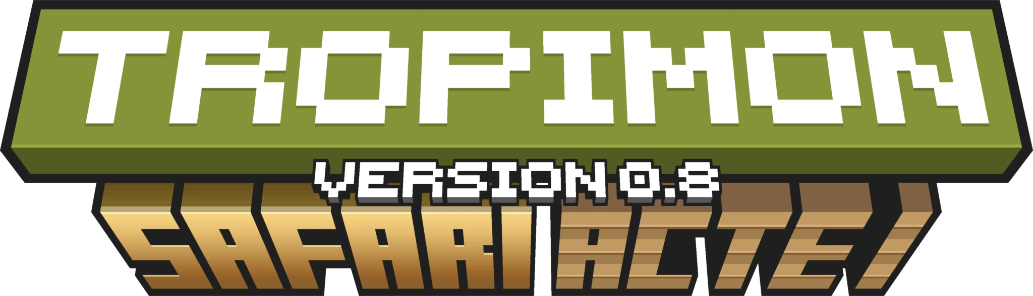 logo de la mise à jour 0.8 de Tropimon: Safari Acte I