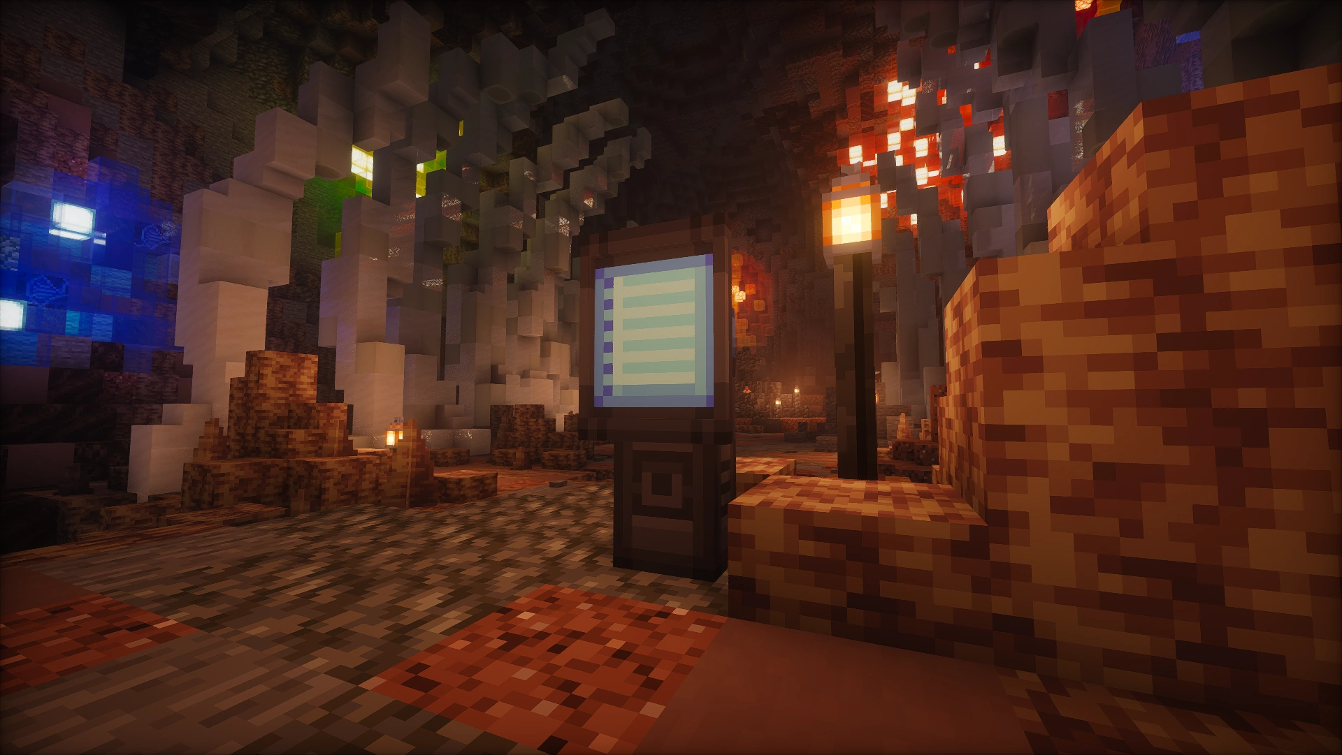 Capture d'écran montrant un terminal d'arène, sorte de borne écran typique des restaurants de fast food