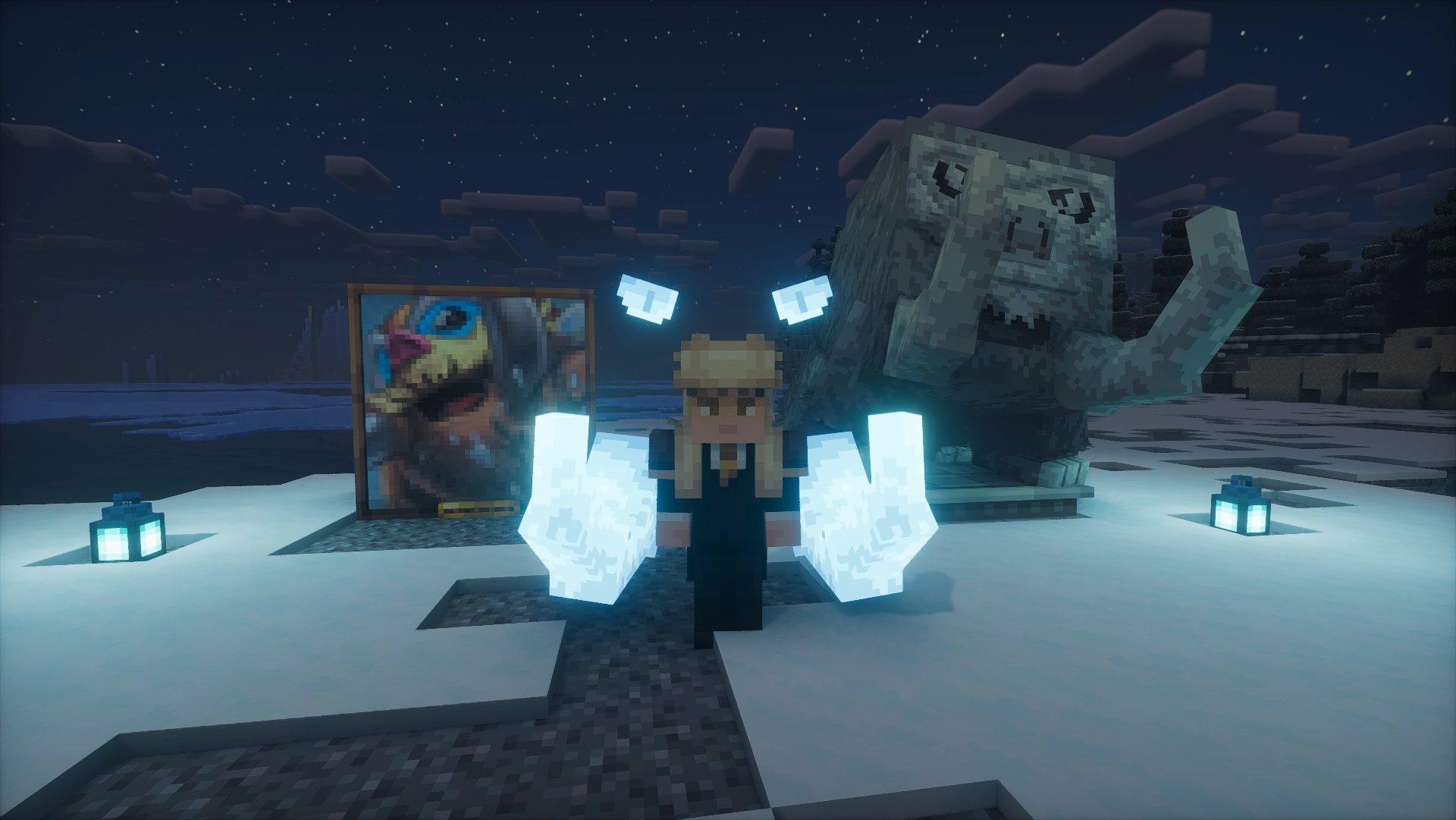 Capture d'écran montrant les contenus du pack exclusif hiver 2025