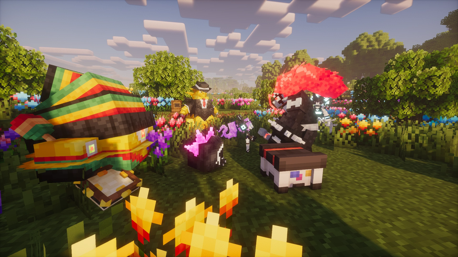 Pokémon habillés avec les cosmétiques de la fête de la musique
